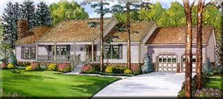 A typical Block ranch home